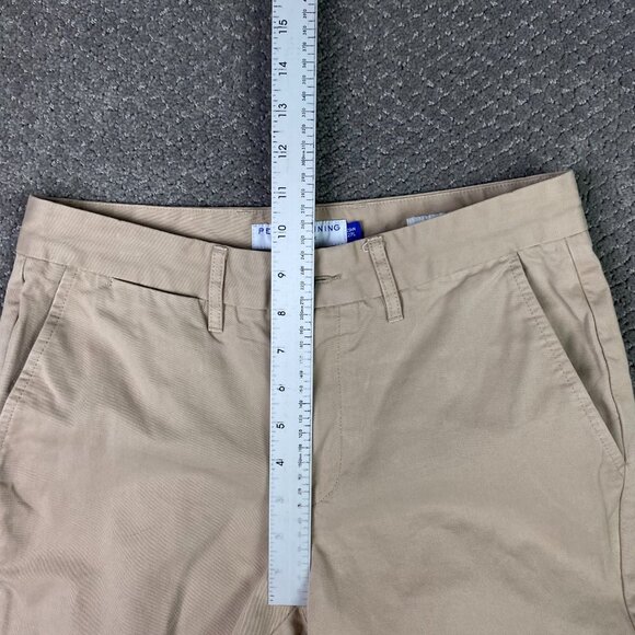 Peter Manning Slim Fit Chino Pants Men's 29 x 27 Measures 29 x 26 Khaki Cotton - Picture 9 of 12